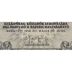 Hongrie - Pick 139b - 500'000 adopengö - Sans série - 25/05/1946 - Etat : SUP