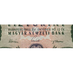Hongrie - Pick 168c - 10 forint - Série A 267 - 12/10/1962 - Etat : TB+