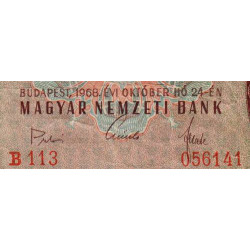Hongrie - Pick 171d - 100 forint - Série B 113 - 24/10/1968 - Etat : TB