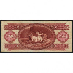 Hongrie - Pick 171h - 100 forint - Série B 393 - 10/01/1989 - Etat : TB