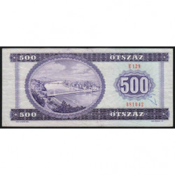 Hongrie - Pick 175a - 500 forint - Série E 129 - 31/07/1990 - Etat : TTB