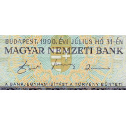 Hongrie - Pick 175a - 500 forint - Série E 129 - 31/07/1990 - Etat : TTB