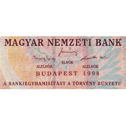 Hongrie - Pick 179a - 500 forint - Série ED - 1998 - Etat : TB