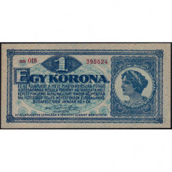 Hongrie - Pick 57 - 1 korona - Série aa 018 - 01/01/1920 - Etat : NEUF