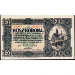 Hongrie - Pick 61 - 20 korona - Série 2a 073 - 01/01/1920 - Etat : NEUF