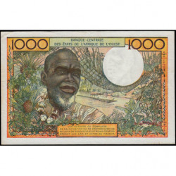 Côte d'Ivoire - Pick 103Ak - 1'000 francs - Série W.139 (remplacement) - Sans date (1975) - Etat : SUP-