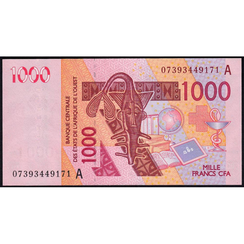 Côte d'Ivoire - Pick 115Ae - 1'000 francs - 2007 - Etat : NEUF