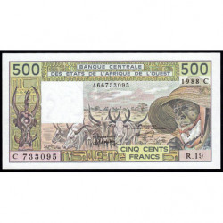 Burkina-Faso - Pick 306Ca - 500 francs - Série R.19 - 1988 - Etat : NEUF