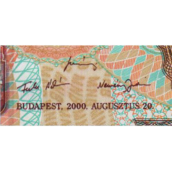 Hongrie - Pick 186a - 2'000 forint - Série MM - 20/08/2000 - Commémoratif - Etat : NEUF