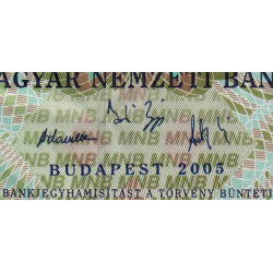 Hongrie - Pick 187e - 200 forint - Série FC - 2005 - Etat : TB+