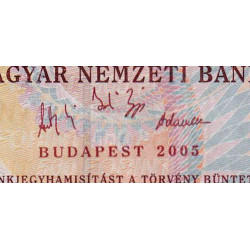 Hongrie - Pick 188d - 500 forint - Série EA - 2005 - Etat : TTB