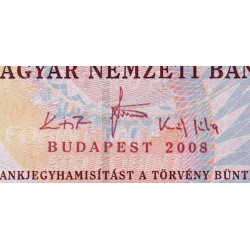 Hongrie - Pick 188f - 500 forint - Série ED - 2008 - Etat : SUP