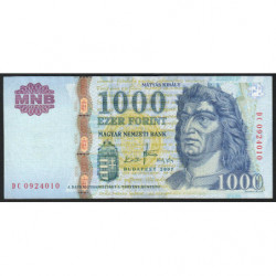 Hongrie - Pick 195c - 1'000 forint - Série DC - 2007 - Etat : SUP