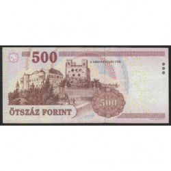 Hongrie - Pick 196c - 500 forint - Série EA - 2010 - Etat : TTB