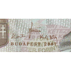 Hongrie - Pick 198a - 2'000 forint - Série CB - 2007 - Etat : NEUF