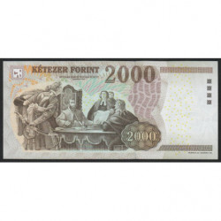 Hongrie - Pick 198c - 2'000 forint - Série CA - 2010 - Etat : NEUF