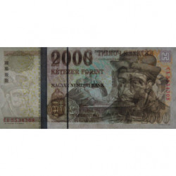 Hongrie - Pick 198c - 2'000 forint - Série CA - 2010 - Etat : NEUF
