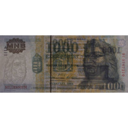 Hongrie - Pick 185a - 1'000 forint - Série DC - 2000 - Commémoratif - Etat : NEUF