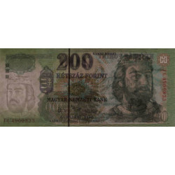Hongrie - Pick 187g - 200 forint - Série FC - 2007 - Etat : NEUF
