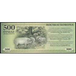 Hongrie - Région de Bocska - 500 bocskai korona - Sans série - 01/06/2012 - Etat : NEUF