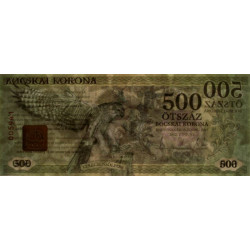 Hongrie - Ville de Hajdunánás - 500 forint - Sans série - 01/06/2012 - Etat : NEUF