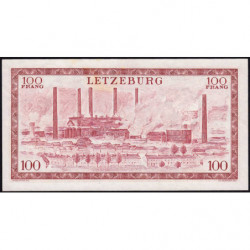 Luxembourg - Pick 50a - 100 francs - Série C - 15/06/1956 - Etat : SUP+