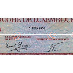 Luxembourg - Pick 50a - 100 francs - Série C - 15/06/1956 - Etat : SUP+