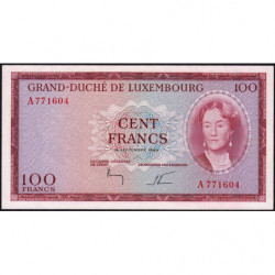Luxembourg - Pick 52a - 100 francs - Série A - 18/09/1963 - Etat : pr.NEUF