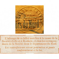 Lille Crédit du Nord - Jer 59.42B - 20 francs - 1870 - Etat : SPL