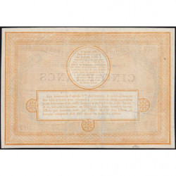 B. d'émission Arras - Jer 62.02B - 5 francs - 18/10/1870 - Etat : SPL