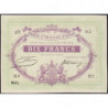 B. d'émission Arras - Jer 62.02C - 10 francs - Série B.2 - 18/10/1870 - Etat : SPL