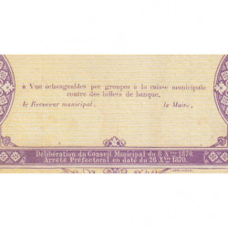 St-Pierre-lez-Calais - Jer 62.26B - 5 francs - 08/10/1870 - Epreuve - Etat : SPL