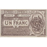 Auch (Gers) - Pirot 15-19 variété - 1 franc - Série M - 26/03/1920 - Etat : SPL