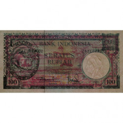 Indonésie - Pick 51_1 - 100 rupiah - 1957 - Etat : NEUF