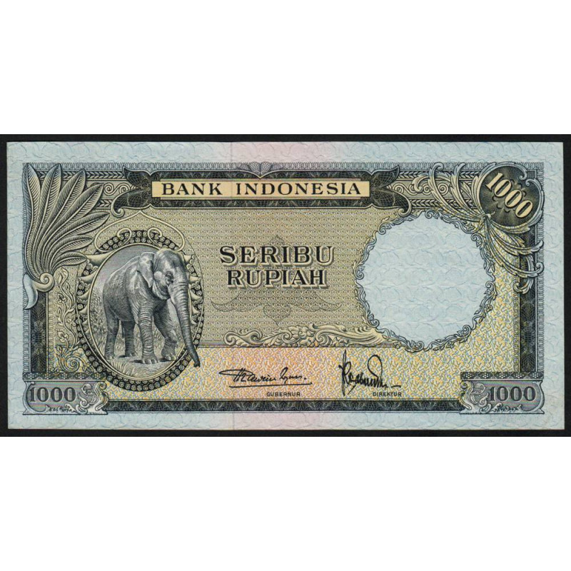 Indonésie - Pick 53 - 1'000 rupiah - 1957 - Etat : SPL+