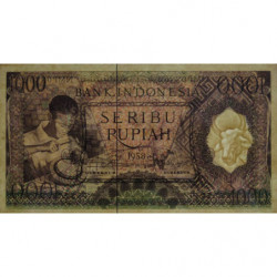 Indonésie - Pick 62 - 1'000 rupiah - 1958 - Etat : SUP