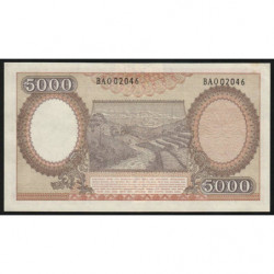 Indonésie - Pick 64 - 5'000 rupiah - 1958 - Etat : NEUF