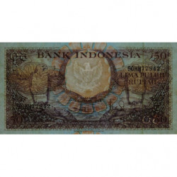 Indonésie - Pick 68_1 - 50 rupiah - 01/01/1959 - Etat : pr.NEUF