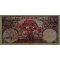 Indonésie - Pick 69_2 - 100 rupiah - 01/01/1959 - Etat : TTB