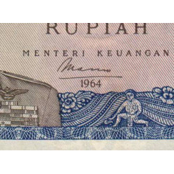 Indonésie - Pick 81b - 2 1/2 rupiah - 1964 - Etat : NEUF