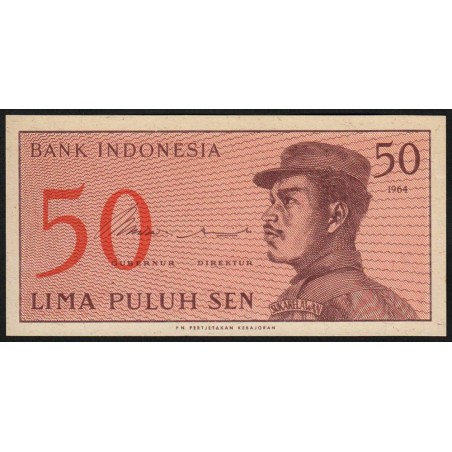Indonésie - Pick 94a - 50 sen - 1964 - Etat : NEUF