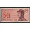 Indonésie - Pick 94r (remplacement) - 50 sen - 1964 - Etat : NEUF