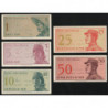 Indonésie - Pick 90a à 94a - Lot de 5 billets - 1964 - Etat : NEUF