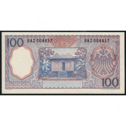 Indonésie - Pick 98 - 100 rupiah - 1964 - Etat : NEUF