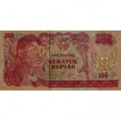 Indonésie - Pick 108a - 100 rupiah - 1968 - Etat : TB-