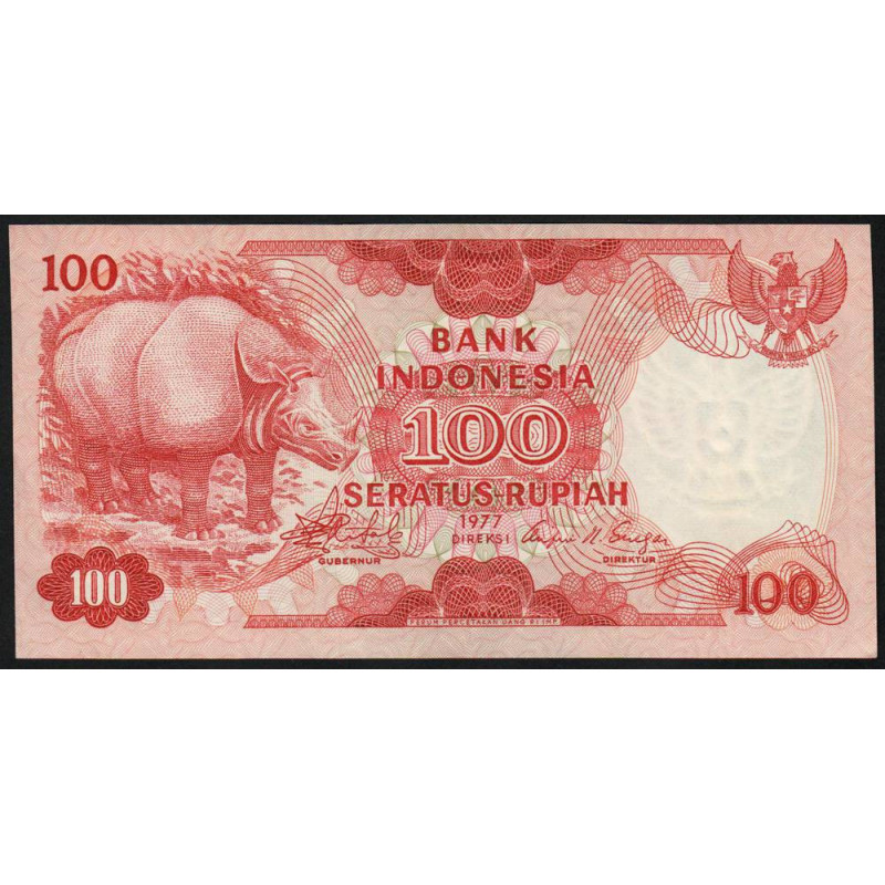Indonésie - Pick 116 - 100 rupiah - 1977 - Etat : NEUF