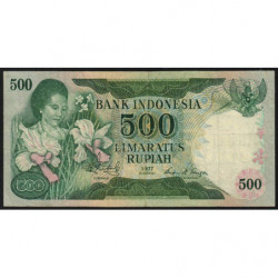 Indonésie - Pick 117 - 500 rupiah - 1977 - Etat : TB+