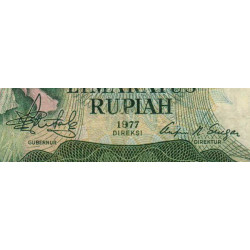 Indonésie - Pick 117 - 500 rupiah - 1977 - Etat : TB+