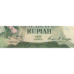 Indonésie - Pick 117 - 500 rupiah - 1977 - Etat : TB