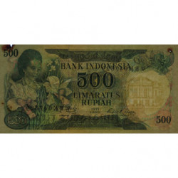 Indonésie - Pick 117 - 500 rupiah - 1977 - Etat : TB